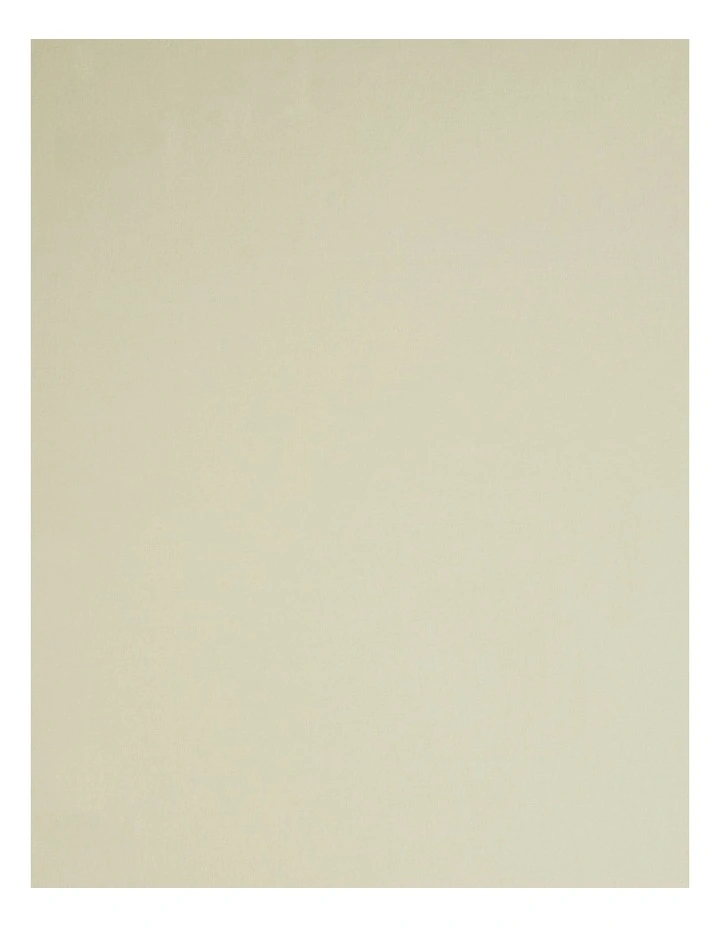 Bayley Washed Cotton Fitted Sheet in Soft Green image 2