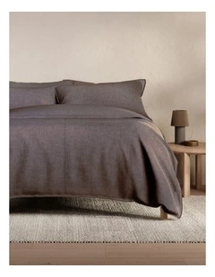 Reilly Quilt Cover Set in Petrol