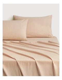 Reilly Stripe Sheet Set in Spice