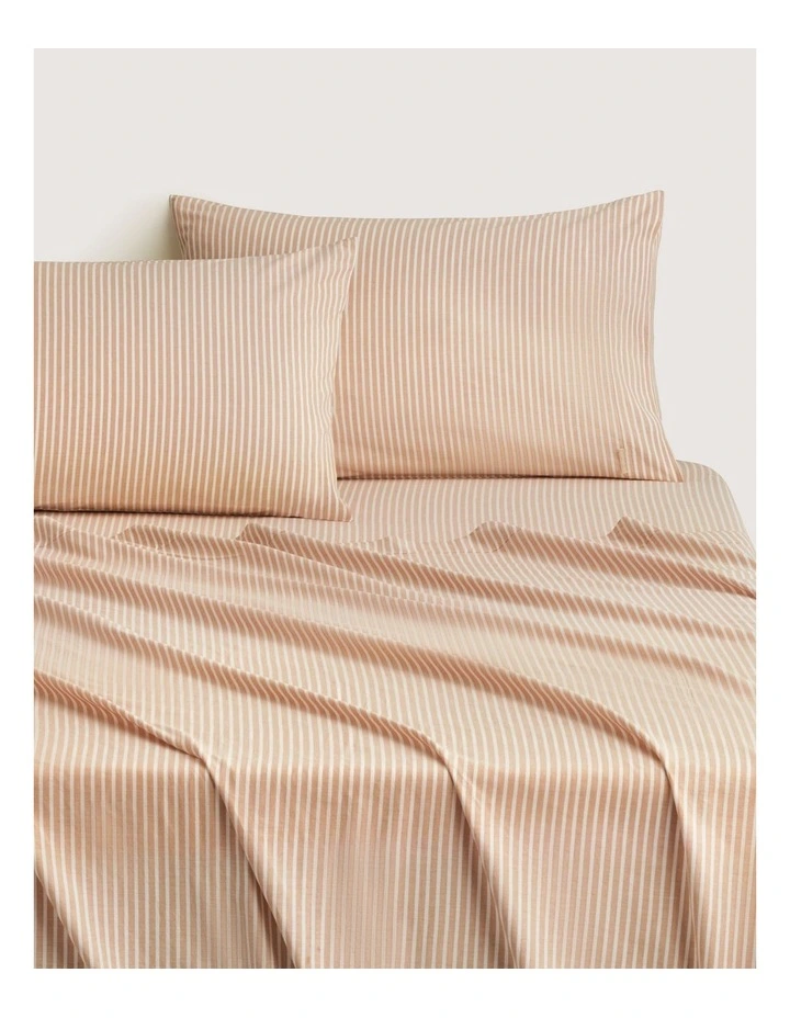 Reilly Stripe Sheet Set in Spice image 1