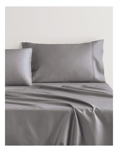 TENCEL? Lyocell Fibre & Cotton Sheet Set in Stone