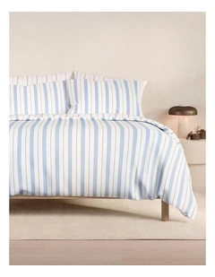 Abbotson Linen Duo Quilt Cover in Cornflower
