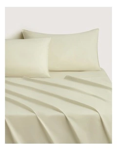 Bayley Washed Cotton Sheet Set in Soft Green