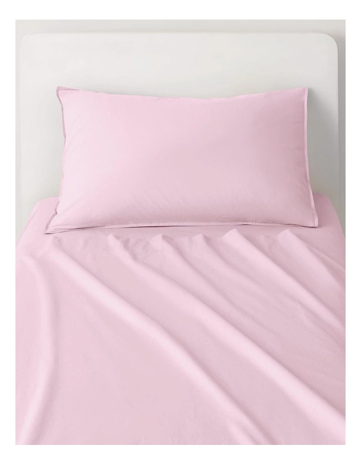 Bayley Washed Cotton Sheet Set in Violet Ice image 1