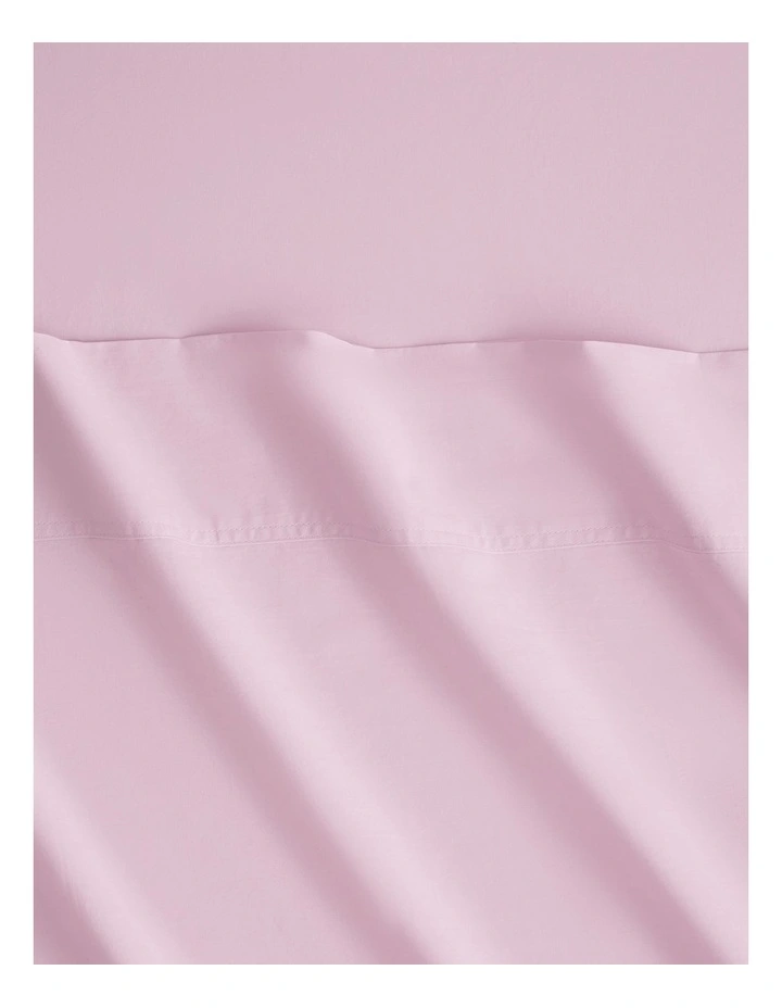 Bayley Washed Cotton Sheet Set in Violet Ice image 2