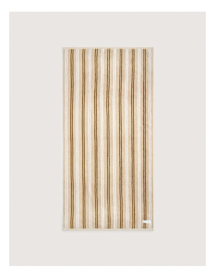 Living Textures Stripe Towel Collection in Limestone image 3
