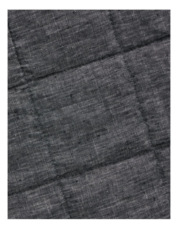 Abbotson Linen Pet Blanket in Ebony Marle image 3