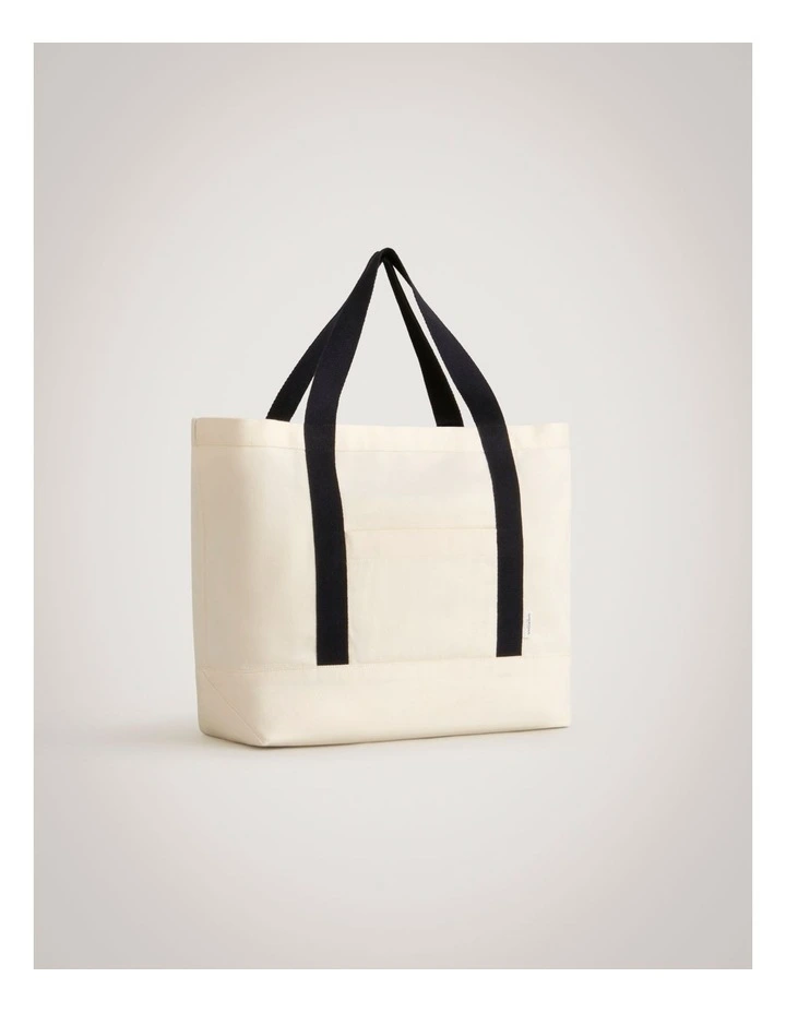 Palmes Tote Bag in Meringue image 1
