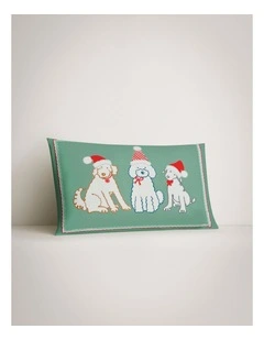 Santa Paws Single Pillowcase in Multi