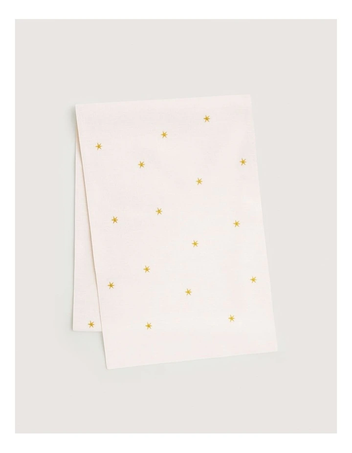 Twinkle Table Runner in Chalk image 2