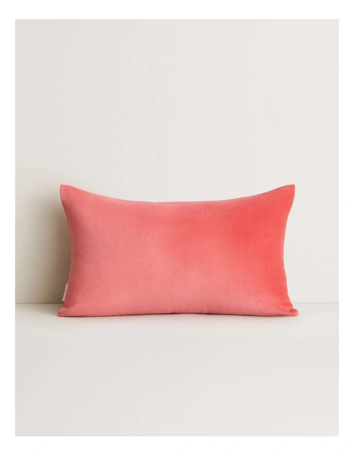 Tessino Linen Breakfast Cushion in Raspberry image 1