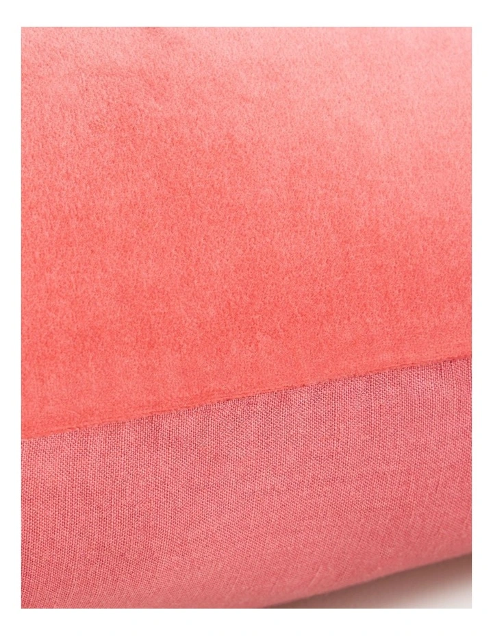 Tessino Linen Breakfast Cushion in Raspberry image 3