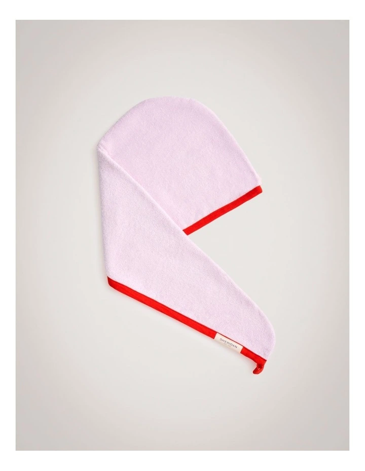 Malmo Hair Towel in Violet Ice image 1