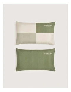Travel Pillowcase Set in Moss
