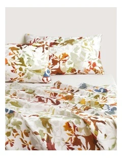 Abbotson Cut Out Floral Flat Sheet in Multi