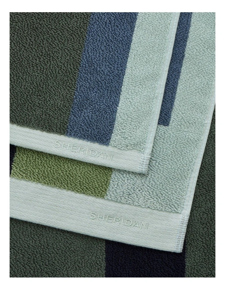 Lumen Towel Collection in Spring Green image 2