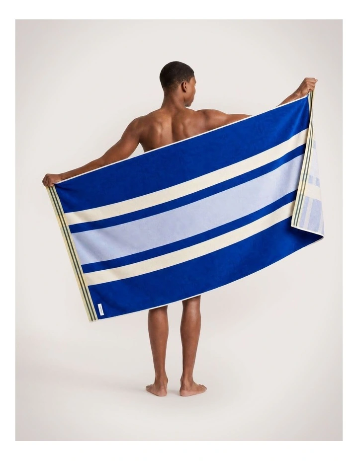 Briez Small Beach Towel in Cobalt image 2
