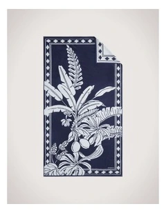 Tropique Beach Towel in Navy