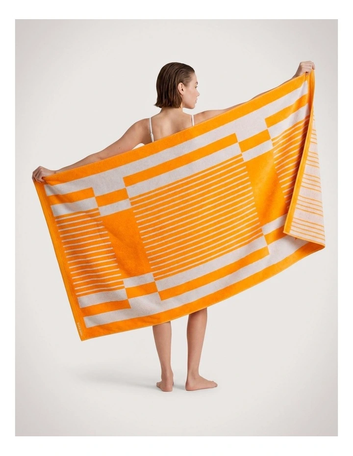 Solura Beach Towel in Mandarin image 2
