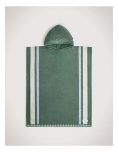 Jirra Beach Poncho in Sea Green