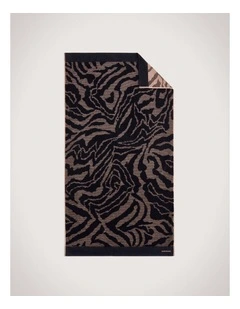 Zymera Beach Towel in Ebony
