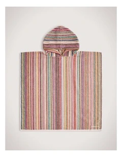 Cancun Beach Poncho Collection in Multi Stripe