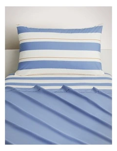 Everyday Flat Sheet in Cornflower