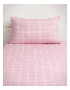 Lacey Fitted Sheet Set in Musk