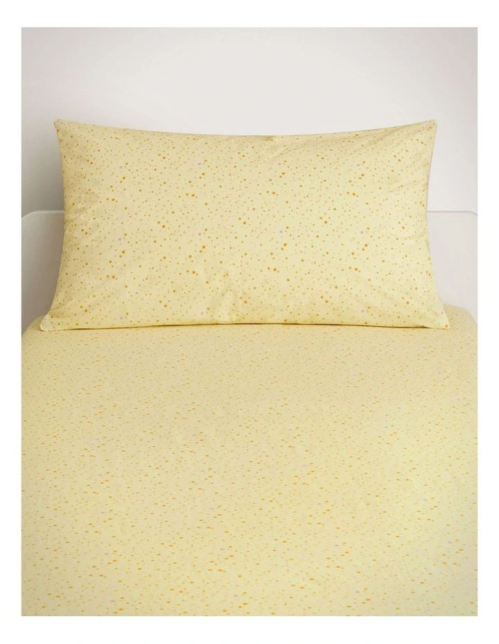 Shimmer Fitted Sheet in Splice image 1