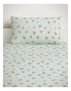 Twiggy Fitted Sheet Set in Cool Mint