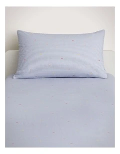 Vroom Fitted Sheet Set in Breeze