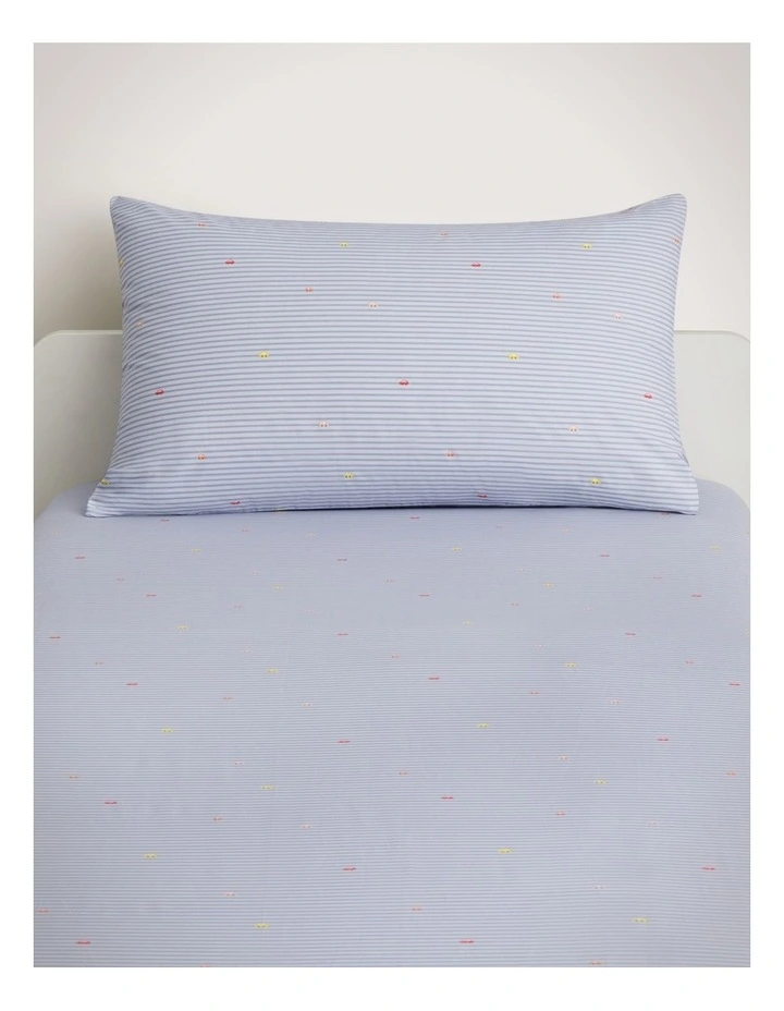 Vroom Fitted Sheet Set in Breeze image 1