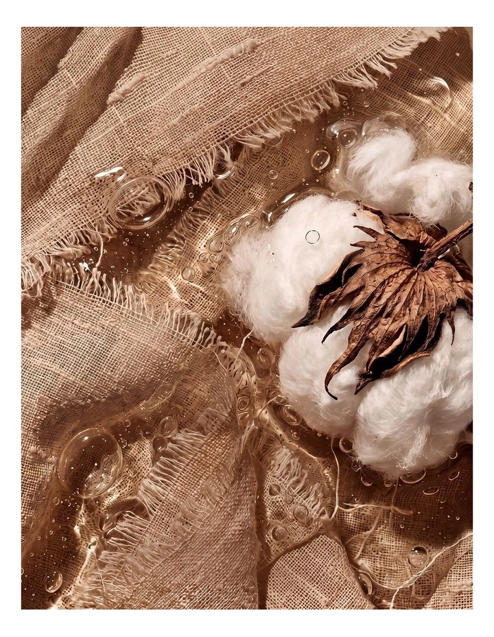 Linen Candle in Clear image 3