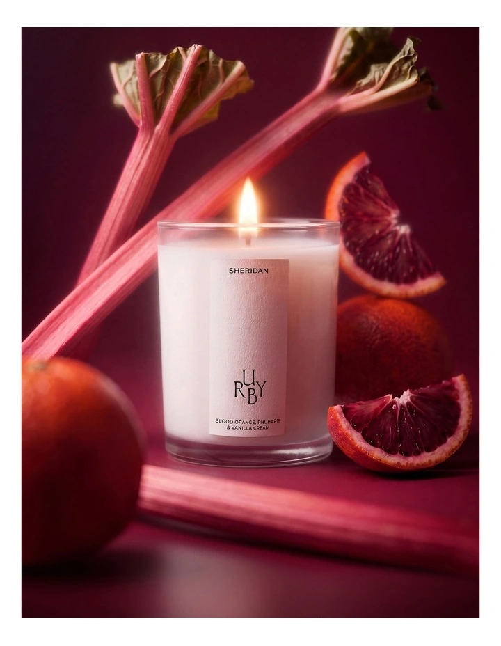 Ruby Candle in Clear image 2