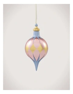 Harlequin Finial in Pink/Breeze