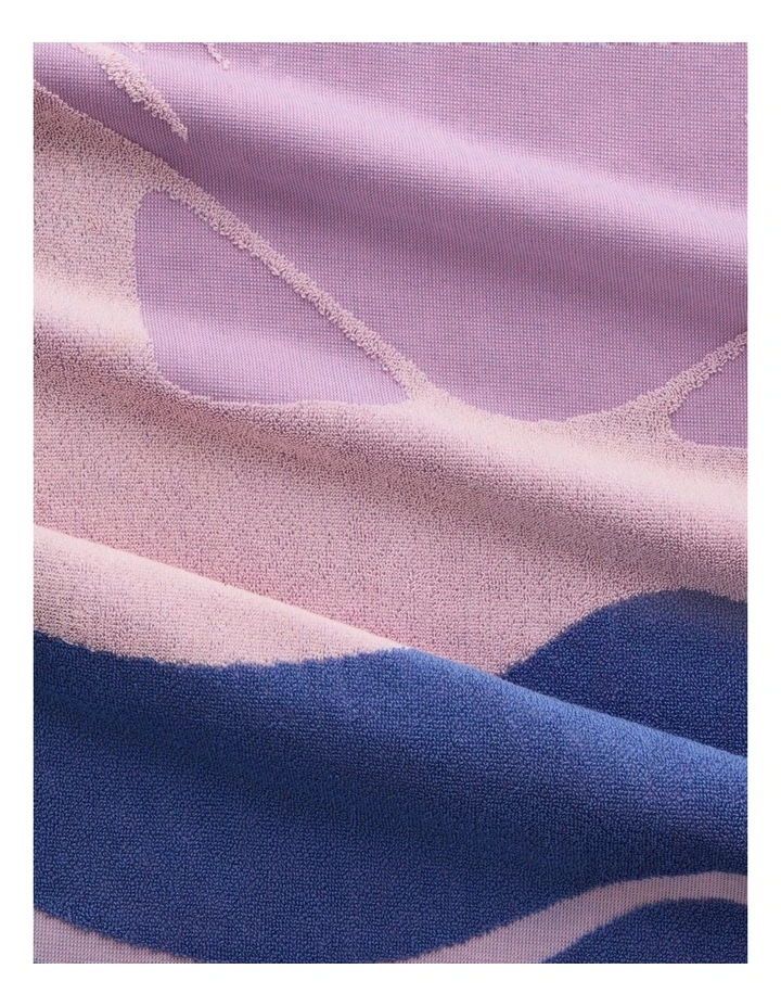 Shelly Kids Beach Towel in Lychee image 3