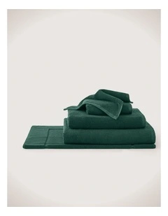 Calloway Towel Collection in Bottle Green