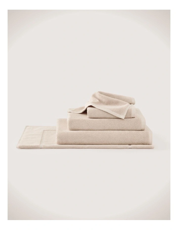 Calloway Towel Collection in Oatmeal image 1