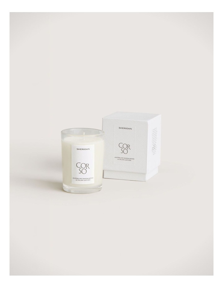 Corso Votive Candle - Australian Sandalwood & Italian Leather image 1