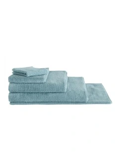 Living Textures Towel Range in Misty Teal