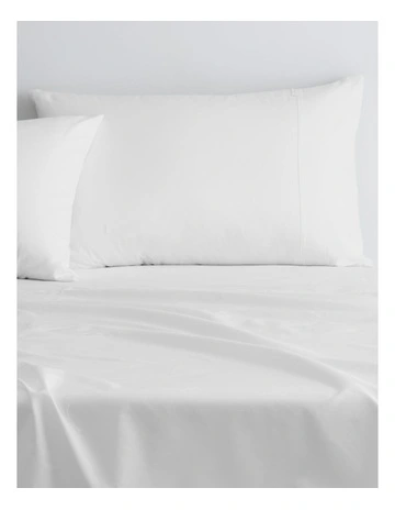 500 TC Egyptian Cotton Fitted Sheet in Snow