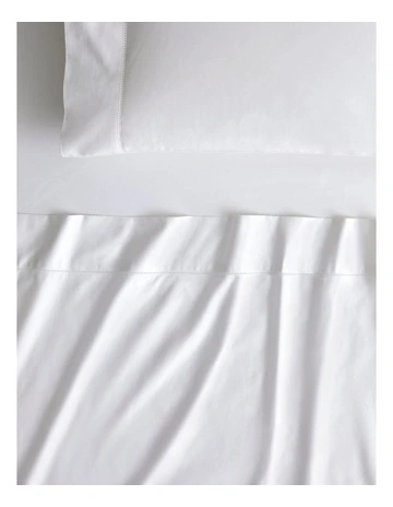 1000TC Hotel Luxury Fitted Sheet in Snow