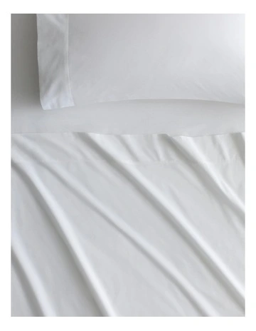 Byren Percale Pillowcase Pair in White