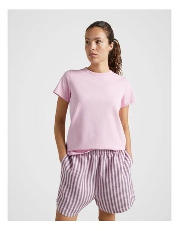 Essentials Cotton T-shirt in Musk