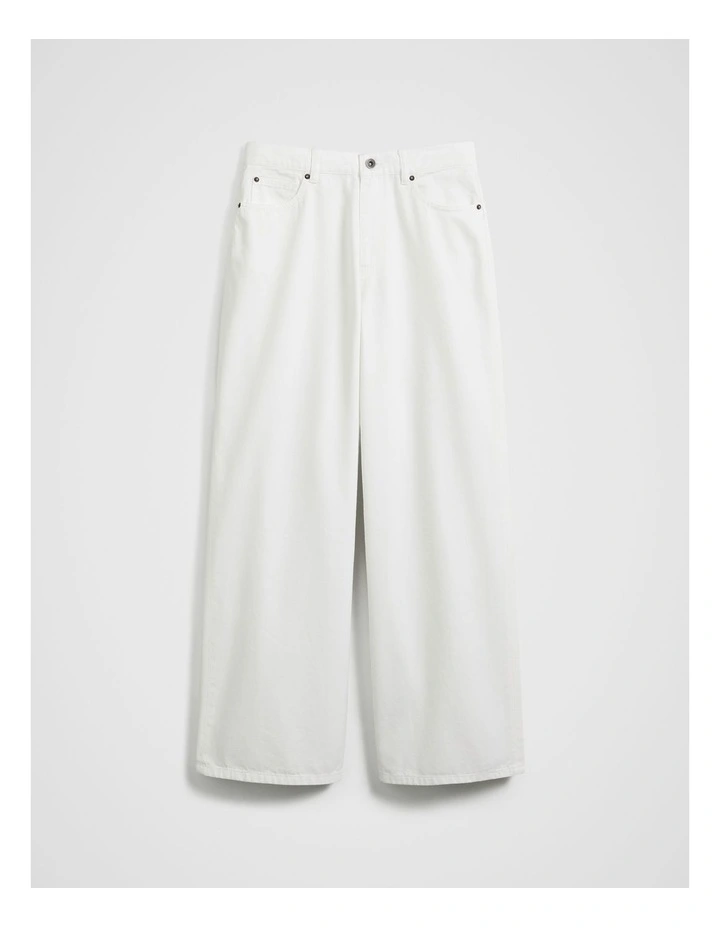 5 Pocket Jean in White image 5