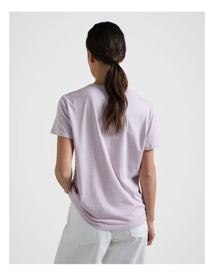 Classic Tee in Lilac image 2