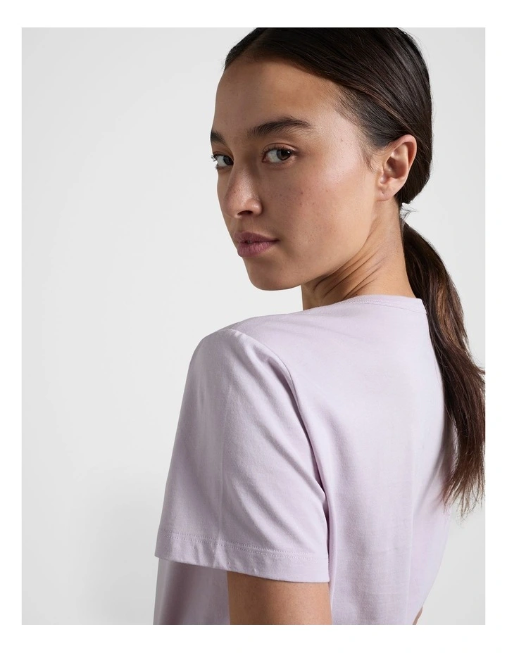 Classic Tee in Lilac image 4