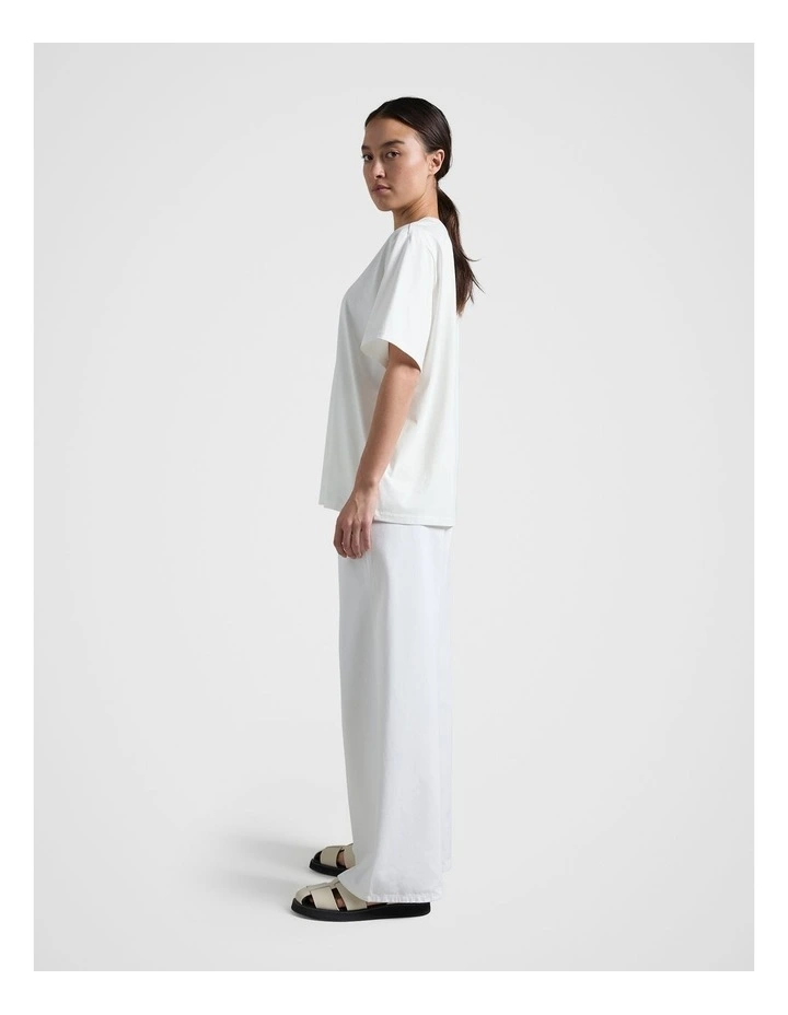Boxy Tee in White image 3