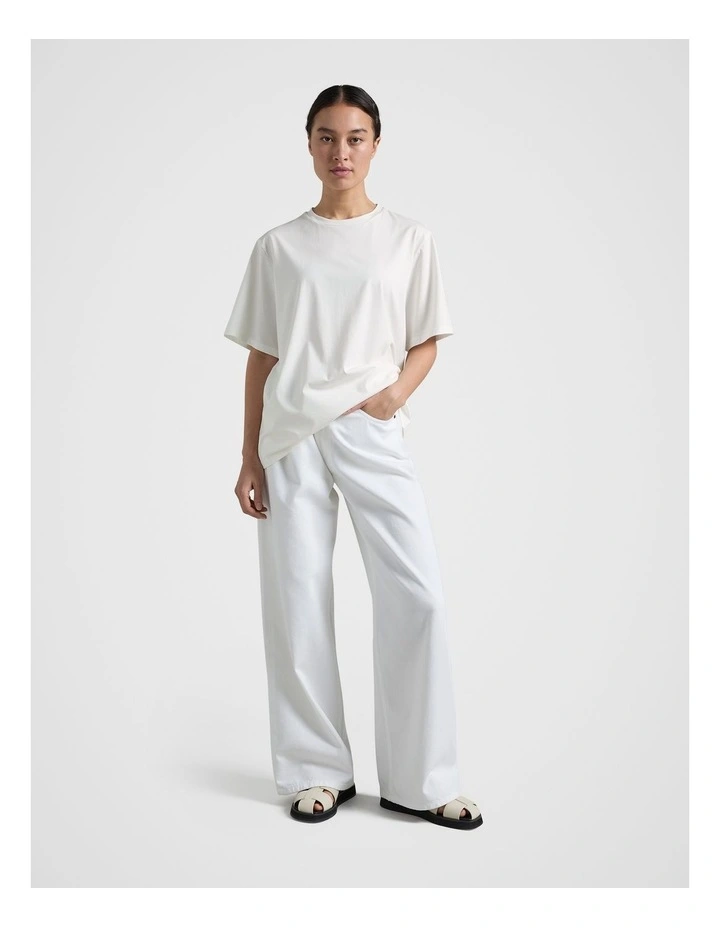 Boxy Tee in White image 4