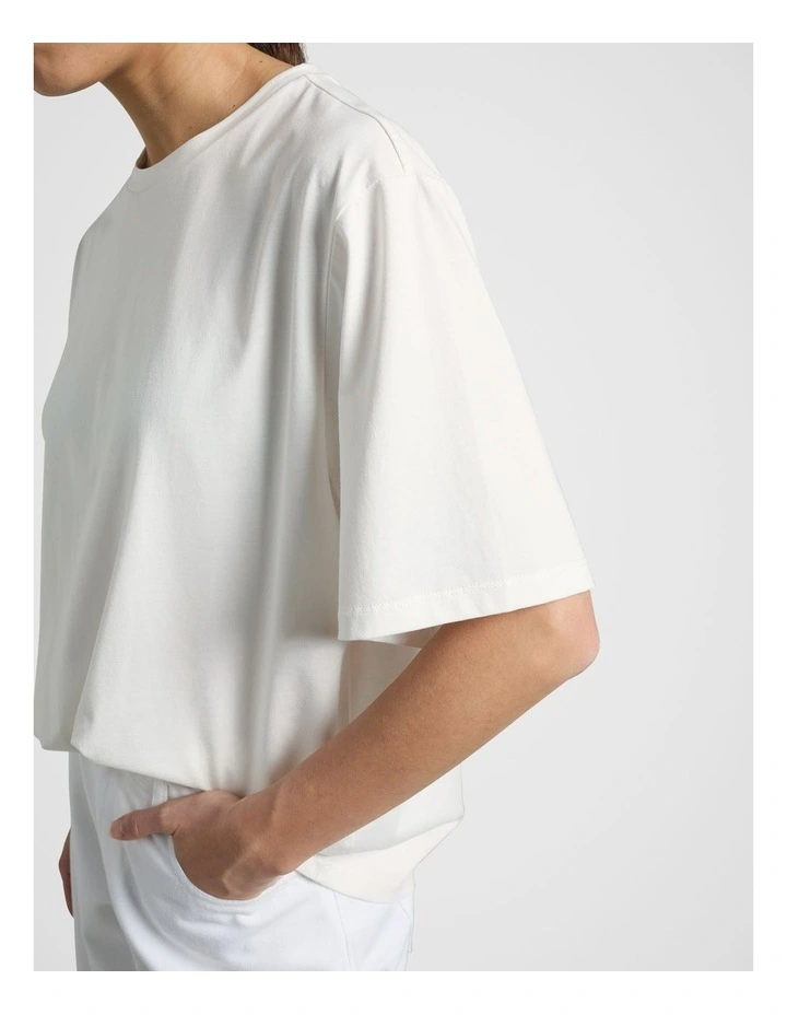Boxy Tee in White image 5